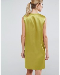 Robe droite chartreuse Asos