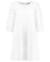 Robe droite en dentelle blanche Carolina Cavour