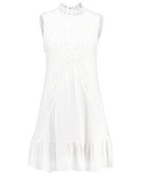 Robe droite en dentelle blanche Dry Lake