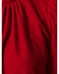 Robe droite en velours rouge Marc Jacobs