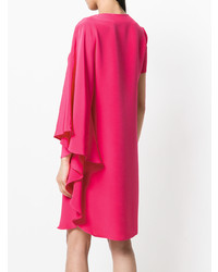 Robe droite fuchsia Gianluca Capannolo