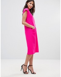 Robe droite fuchsia Traffic People