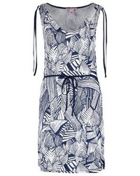 Robe droite imprimée bleu clair Anna Field