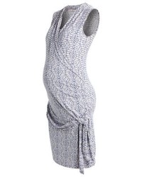 Robe droite imprimée bleu clair bellybutton