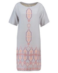 Robe droite imprimée bleu clair Noa Noa