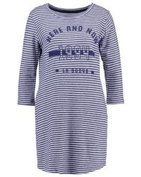 Robe droite imprimée bleu clair TWINTIP