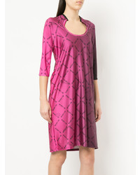 Robe droite imprimée fuchsia Wendy Jim