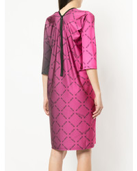 Robe droite imprimée fuchsia Wendy Jim