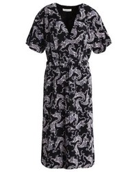 Robe droite imprimée multicolore Modström
