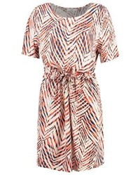 Robe droite imprimée rose Minimum
