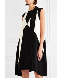 Robe droite noire et blanche Givenchy