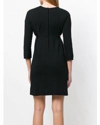 Robe droite noire Balenciaga Vintage