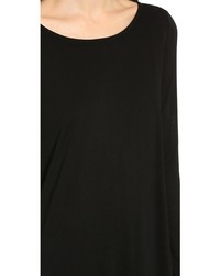 Robe droite noire Heather