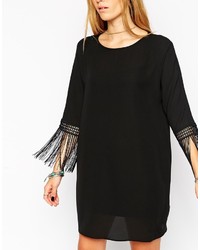 Robe droite noire Asos