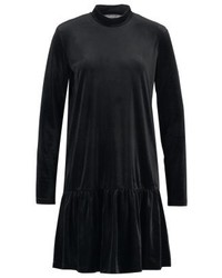Robe droite noire Pieces