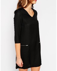 Robe droite noire Vila