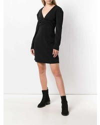 Robe droite noire Dondup