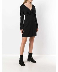 Robe droite noire Dondup