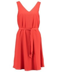 Robe droite orange Aaiko