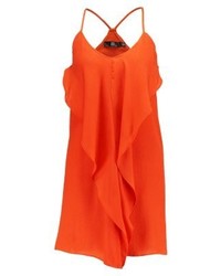Robe droite orange Missguided