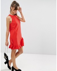 Robe droite rouge Asos