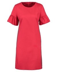 Robe droite rouge Hugo Boss