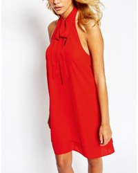 Robe droite rouge Love