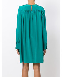 Robe droite turquoise Dvf Diane Von Furstenberg