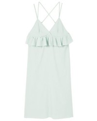 Robe droite vert menthe Mango