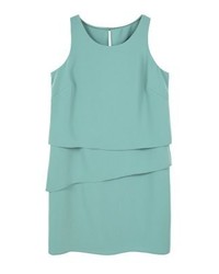 Robe droite vert menthe Mango