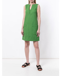 Robe droite verte Paule Ka