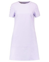 Robe droite violet clair Stefanel