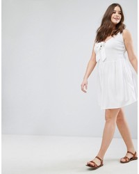 Robe en broderie anglaise blanche Asos