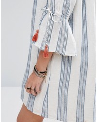 Robe en chambray bleu clair Tularosa