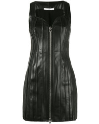 Robe en cuir noire Givenchy