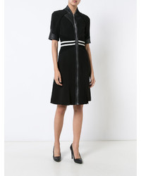 Robe en cuir noire Yigal Azrouel