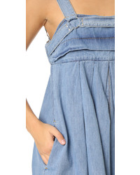 Robe en denim bleu clair Rachel Comey