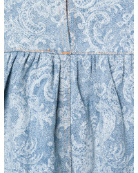 Robe en denim bleu clair Marc Jacobs