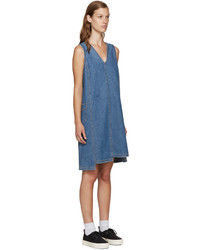 Robe en denim bleue Sjyp