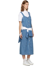 Robe en denim bleue Sjyp