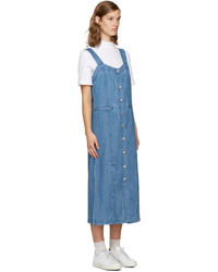 Robe en denim bleue Sjyp