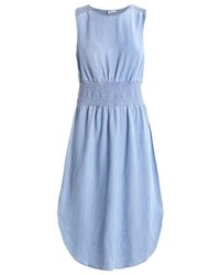 Robe en denim bleue Gap