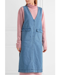 Robe en denim bleue