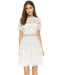 Robe en dentelle blanche Alexis