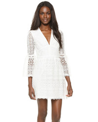 Robe en dentelle blanche Cynthia Rowley