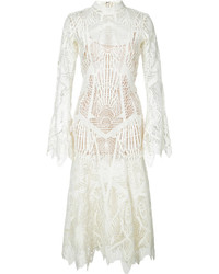 Robe en dentelle blanche JONATHAN SIMKHAI