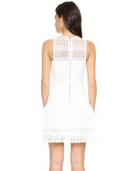 Robe en dentelle blanche Parker