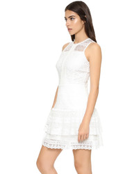 Robe en dentelle blanche Parker