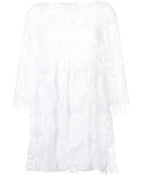 Robe en dentelle blanche Nicole Miller