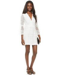 Robe en dentelle blanche Cynthia Rowley